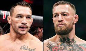 Michael Chandler with Conor McGregor